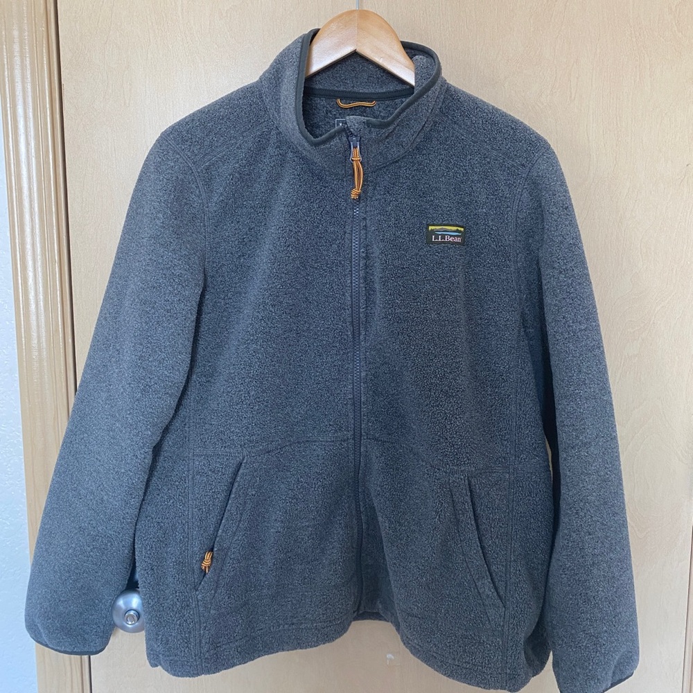 Women’s Gray Fleece Zippered Jacket LP